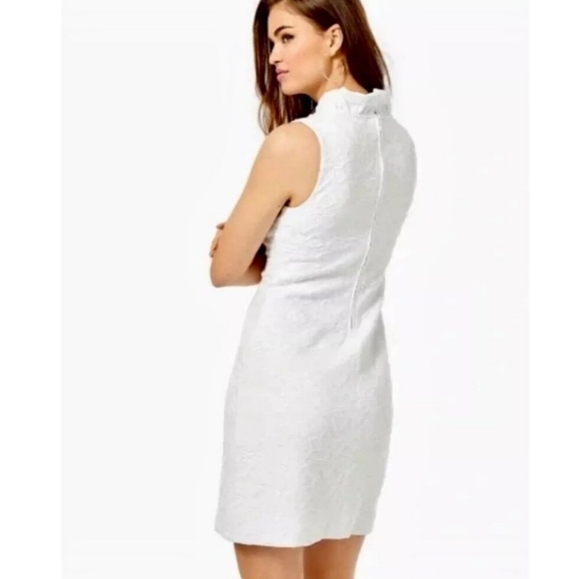 Lily Pulitzer Resort White Tisbury Knit Pucker Jacquard Shift Dress - Picture 2 of 13